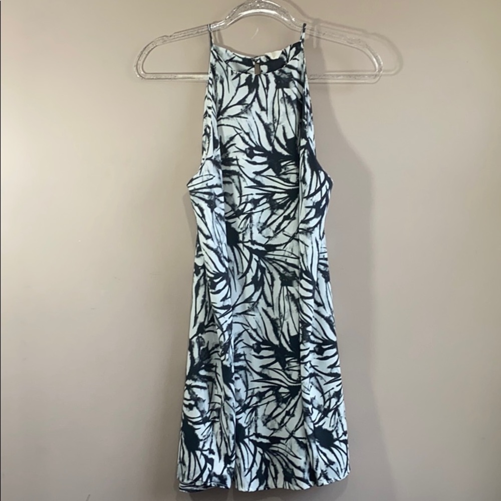 Tyche swing dress black/white med